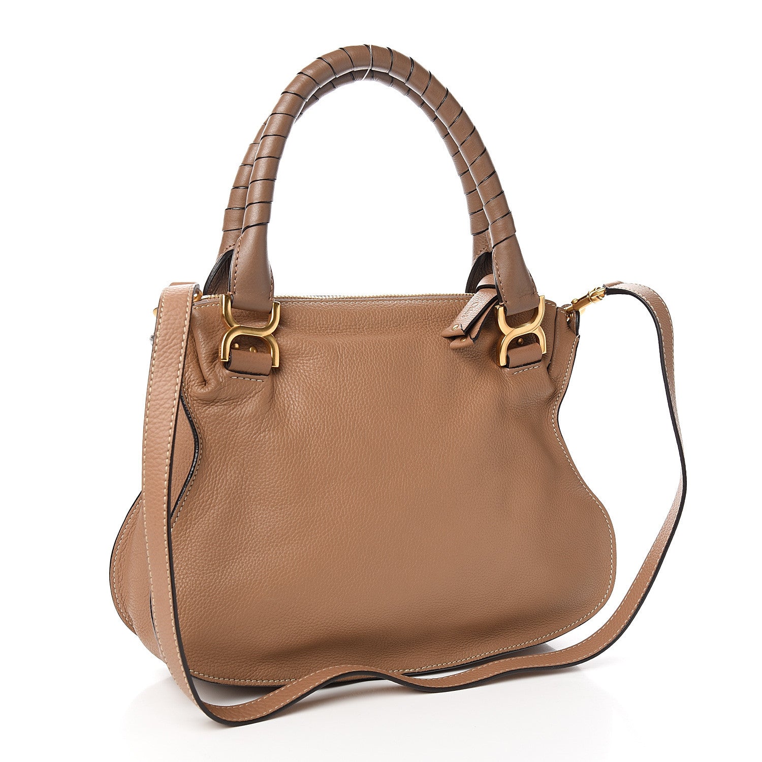 Chloe Calfskin Medium Marcie Satchel Nut 2 of 9