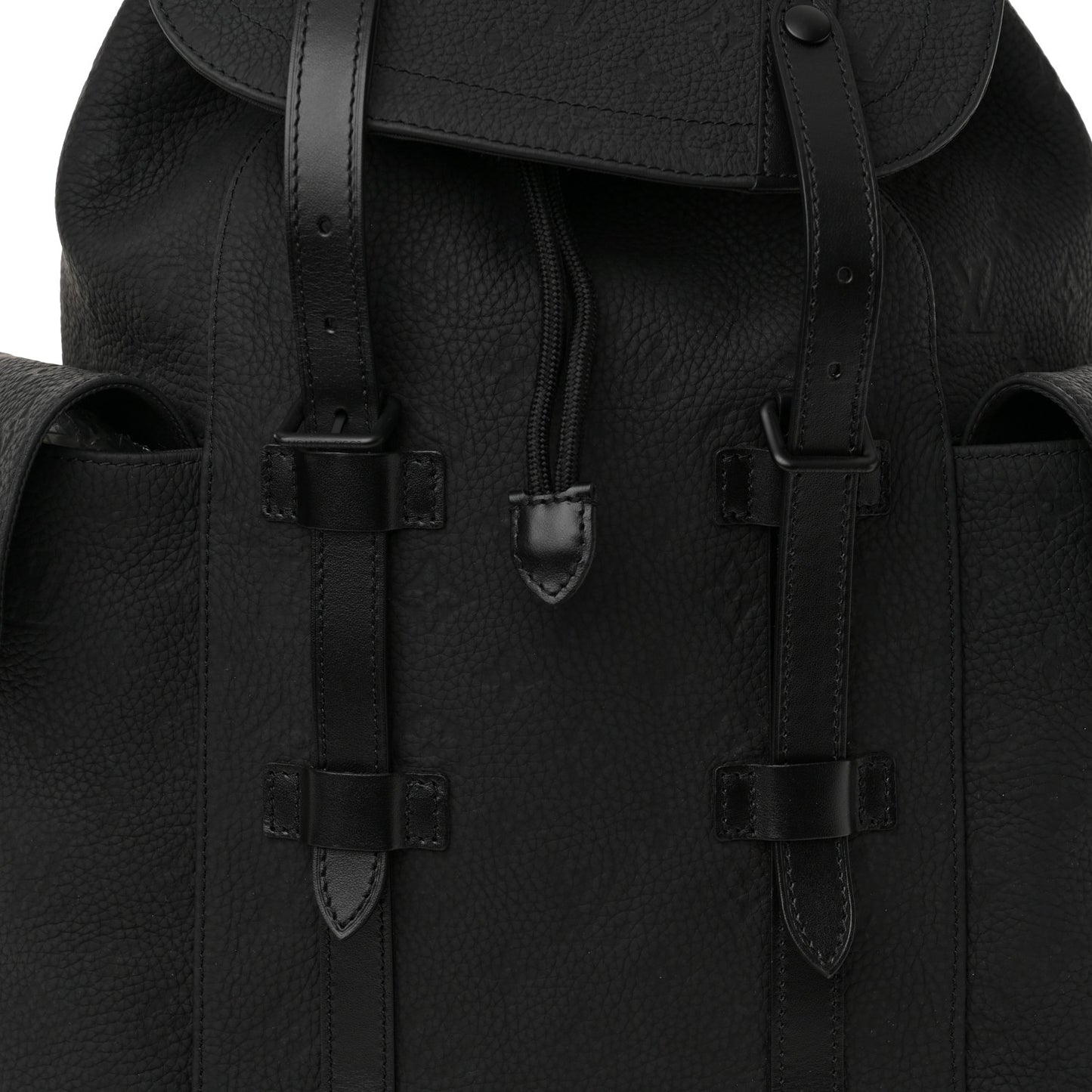 Taurillon Monogram Christopher MM Backpack Black