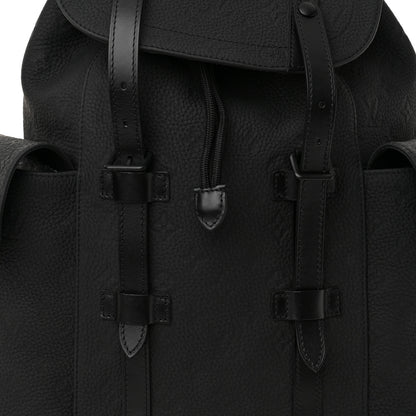 Louis Vuitton Taurillon Monogram Christopher MM Backpack Black 7 of 11