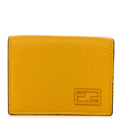 Fendi Cuoio Romano Monochrome Tri-Fold Wallet Sunflower 1 of 10