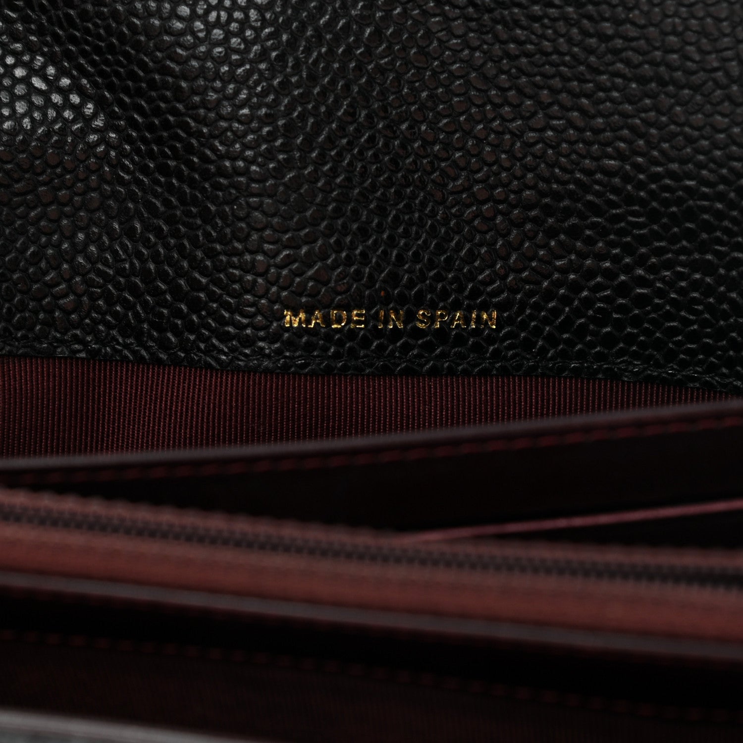 Chanel Caviar Quilted Large Gusset Flap Wallet Black 7 of 10