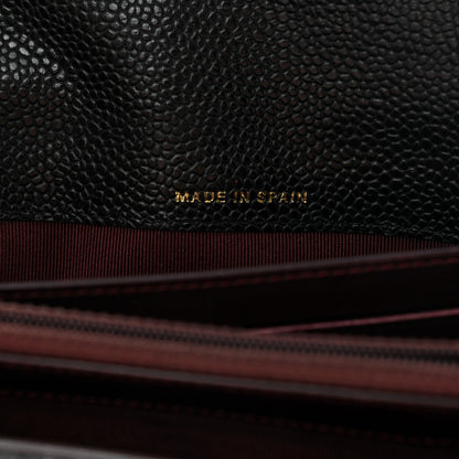 Chanel Caviar Quilted Large Gusset Flap Wallet Black 7 of 10