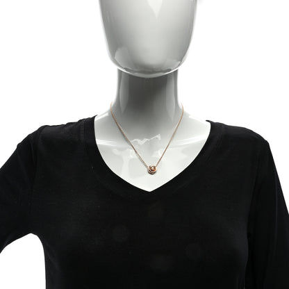 Christian Dior 18K Rose Gold Diamond Large Rose Couture Necklace 2 of 4