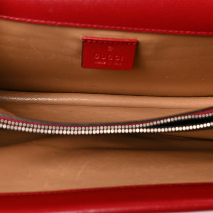 Gucci Straw Jacquard Azalea Calfskin GG Monogram Small Dionysus Shoulder Bag Natural New Cherry Red 5 of 9