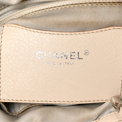 Chanel Glazed Calfskin On The Road Drawstring Tote Ivory 11 of 23