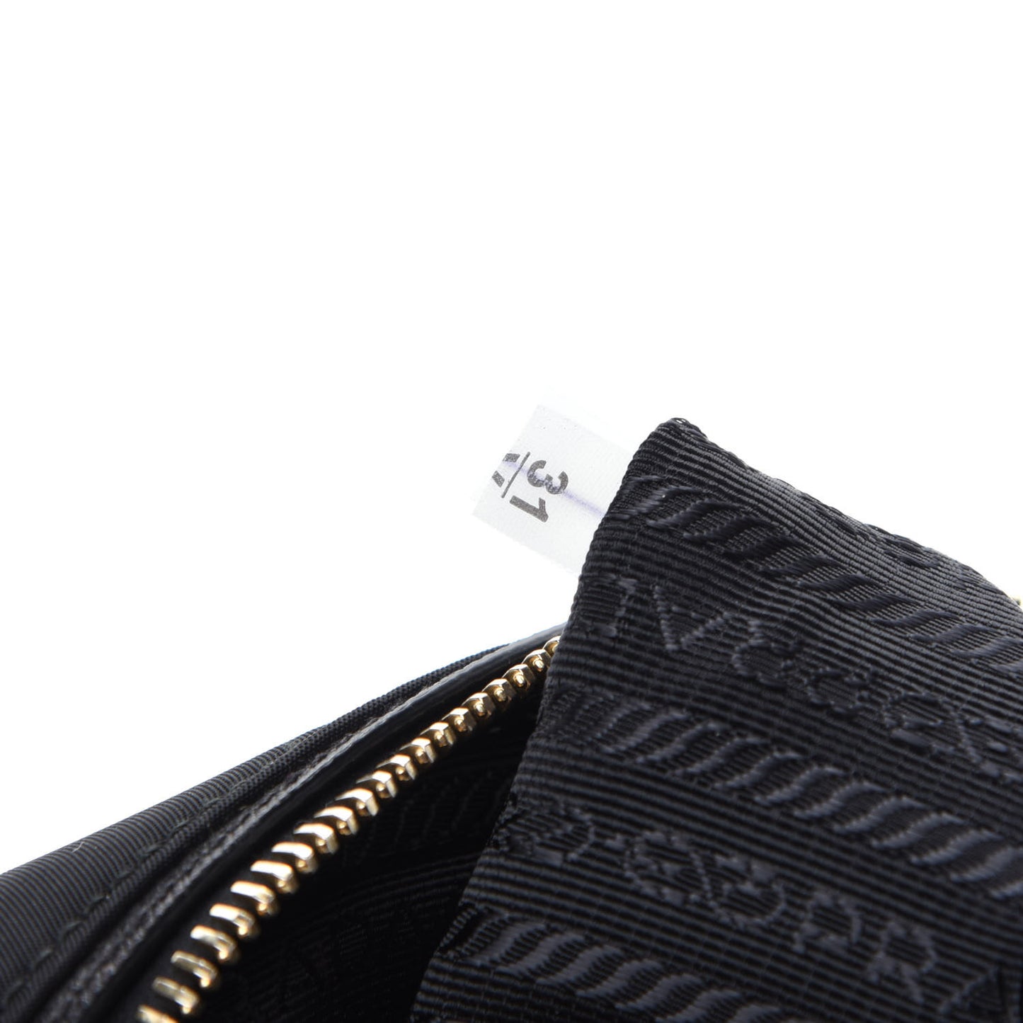 Tessuto Nylon Saffiano Small Crossbody Bag Black
