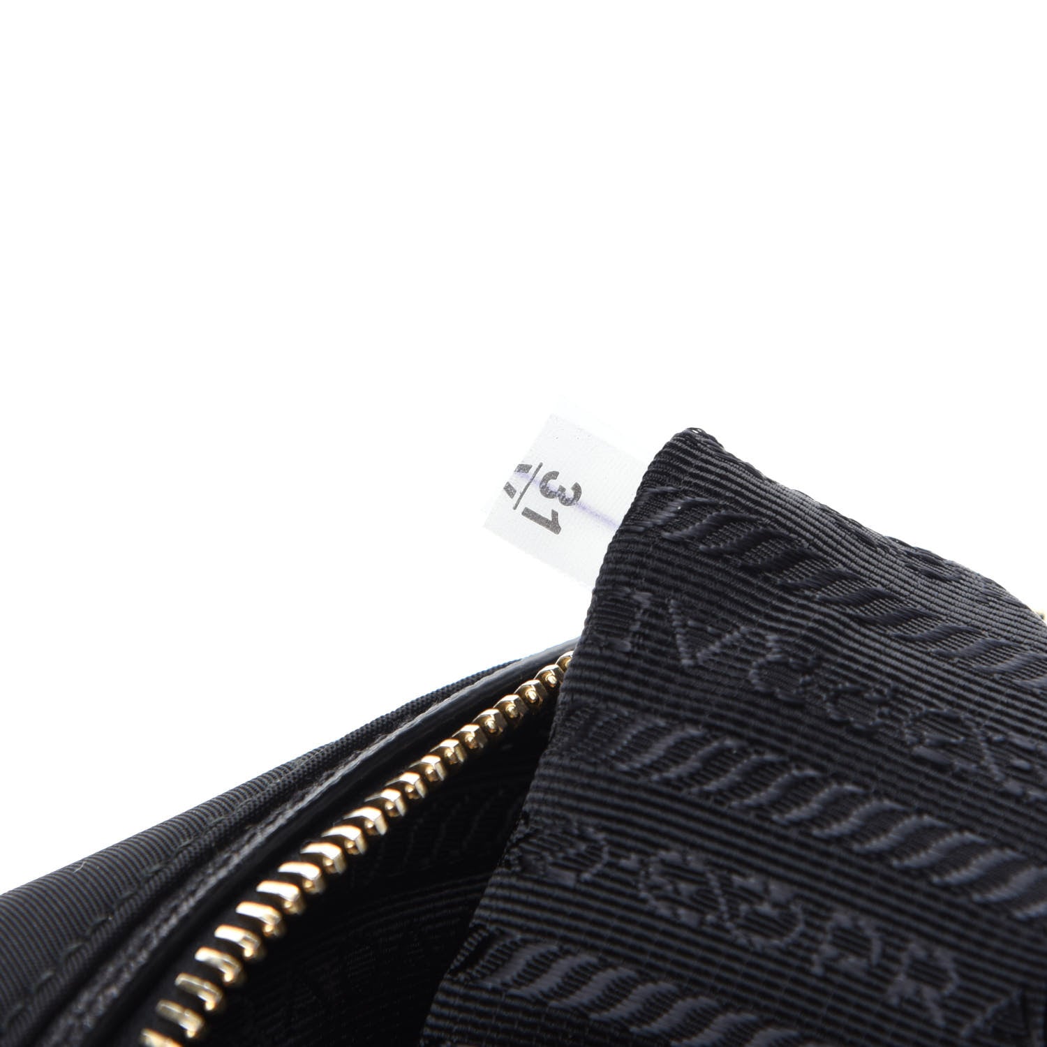 Prada Tessuto Nylon Saffiano Small Crossbody Bag Black 10 of 11