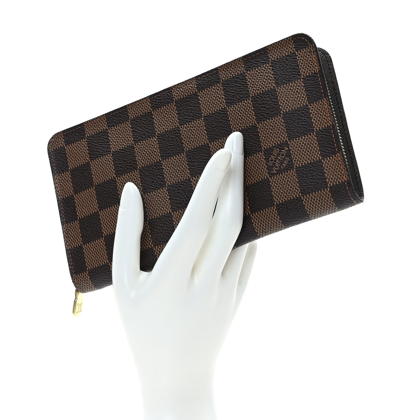Damier Ebene Porte-Monnaie Zippe Zippy Wallet