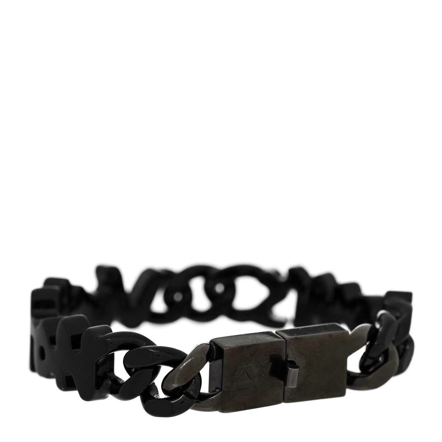 Louis Vuitton Metal Graffiti Bracelet Black 3 of 6