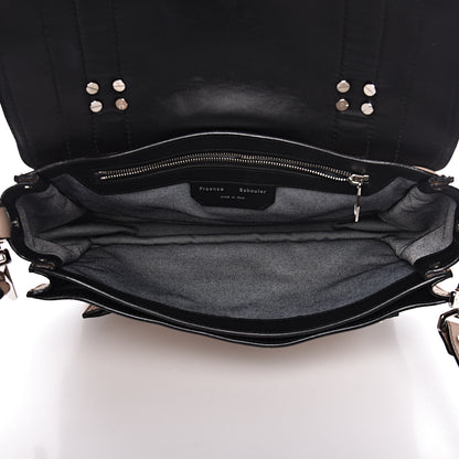 Proenza Schouler Grained Calfskin Medium Contrast Stitch PS1 Satchel Sand 5 of 11