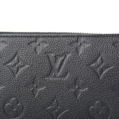 Louis Vuitton Empreinte Zippy Wallet Black 9 of 9
