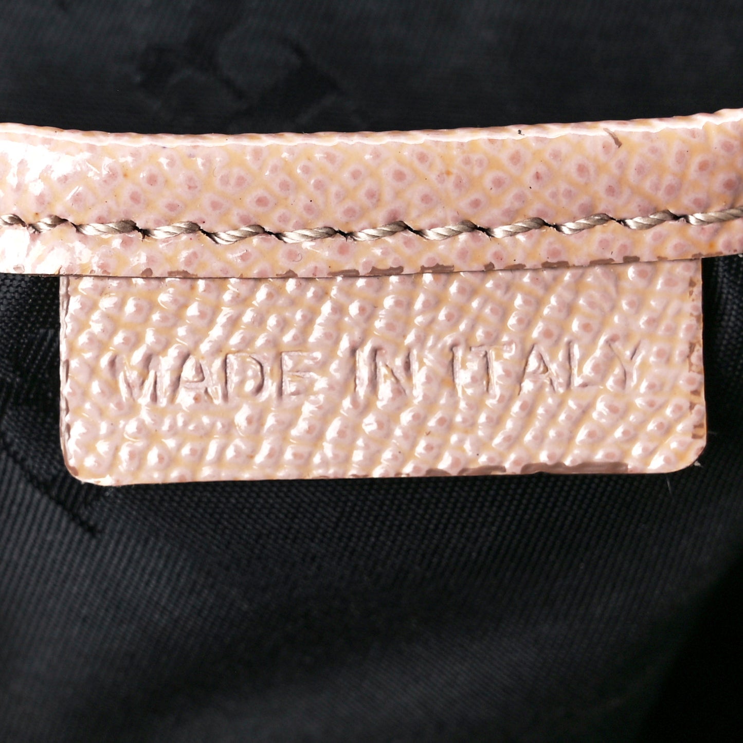 Patent Calfskin Studded Small Blaze Bowler Bag Oyster Pink