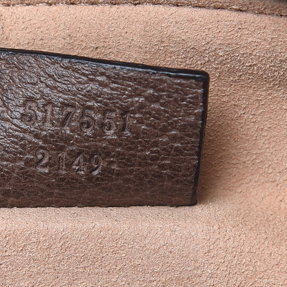 Gucci GG Supreme Monogram Large Ophidia Pouch Clutch Brown 7 of 10