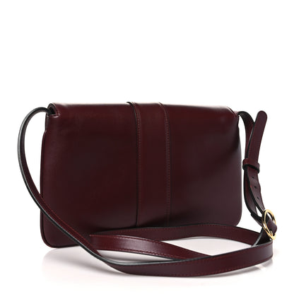 Gucci Vitello Palmellato Lux Small Arli Flap Shoulder Bag Vintage Bordeaux 3 of 12