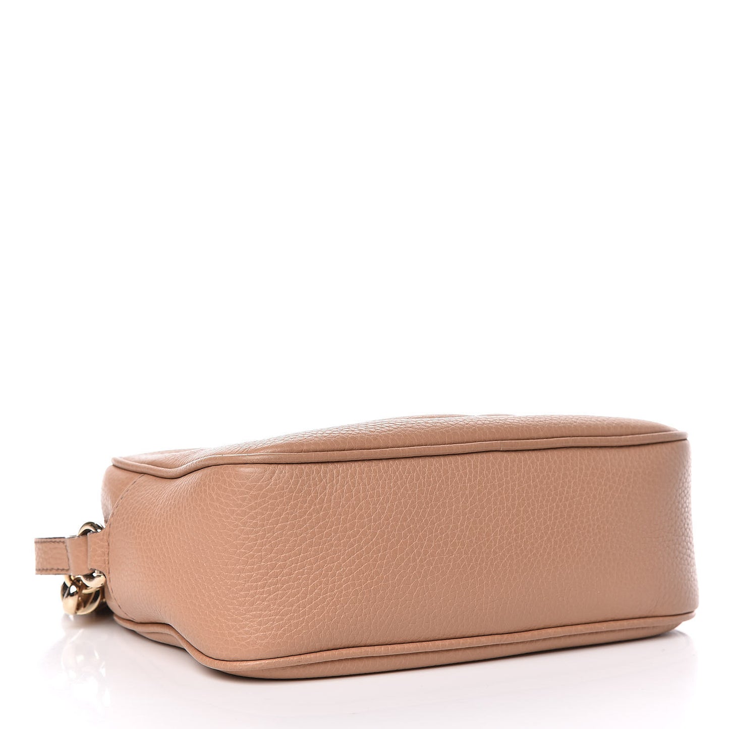 Pebbled Calfskin Small Soho Disco Bag Camelia