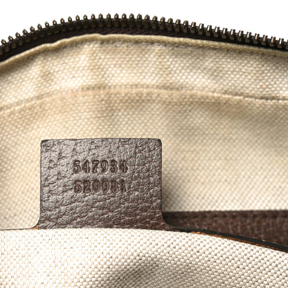 Gucci GG Supreme Monogram Web Medium Ophidia Messenger Bag Brown 7 of 10