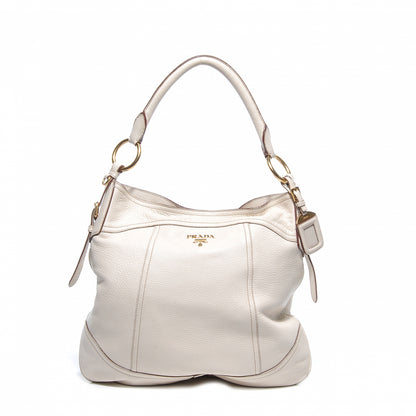 Prada Vitello Daino Hobo Talco 1 of 9