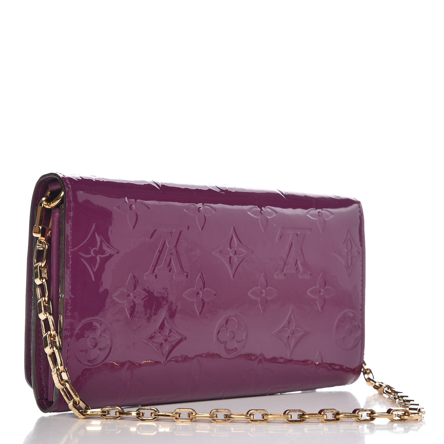 Louis Vuitton Vernis Chaine Wallet Amethyste 3 of 9