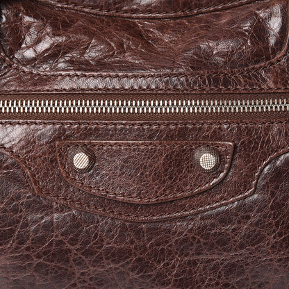 Balenciaga Agneau Giant 12 Silver Hardware City Cigare Fonce 12 of 13