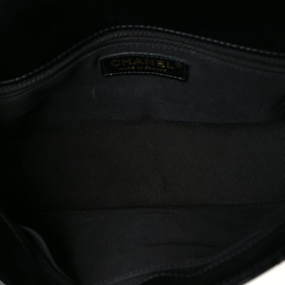 Chanel Crumpled Glazed Lambskin Quilted Small Flap Black 5 of 10