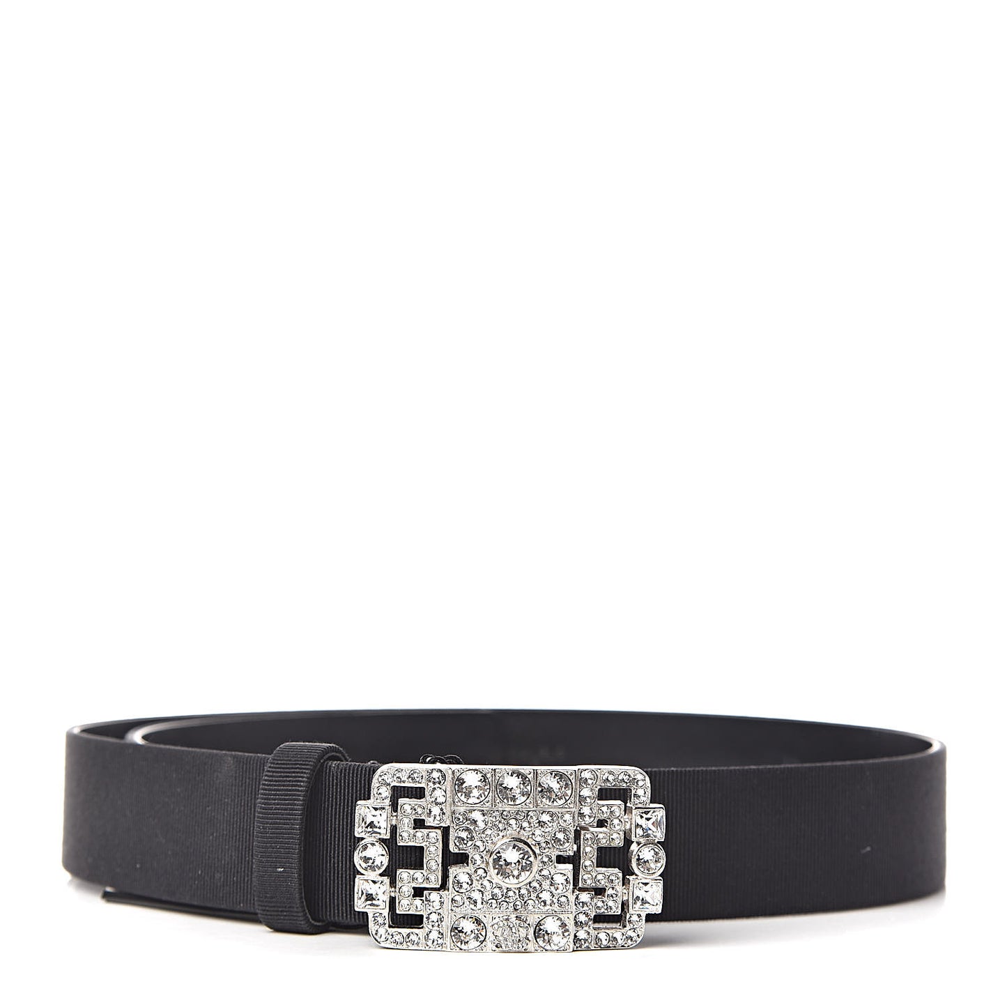 Grosgrain Crystal Belt 75 30 Black
