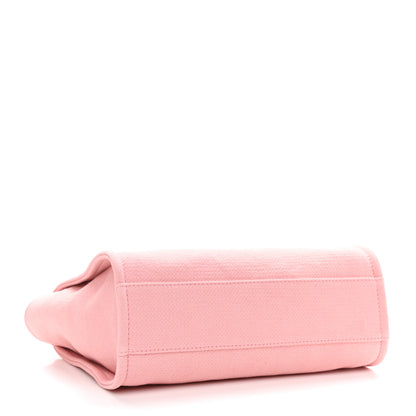 Chanel Mixed Fibers Small Deauville Tote Pink 4 of 11