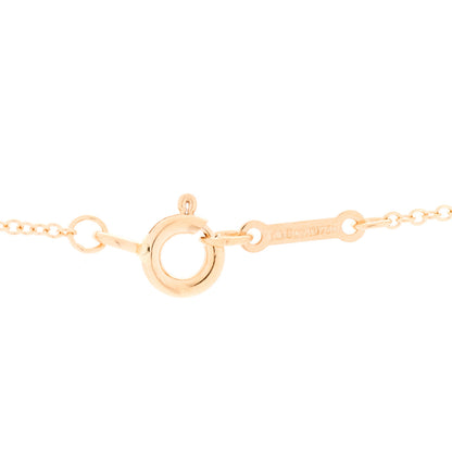 Tiffany 18K Rose Gold Diamond Paloma Picasso Loving Heart Pendant Necklace 3 of 4