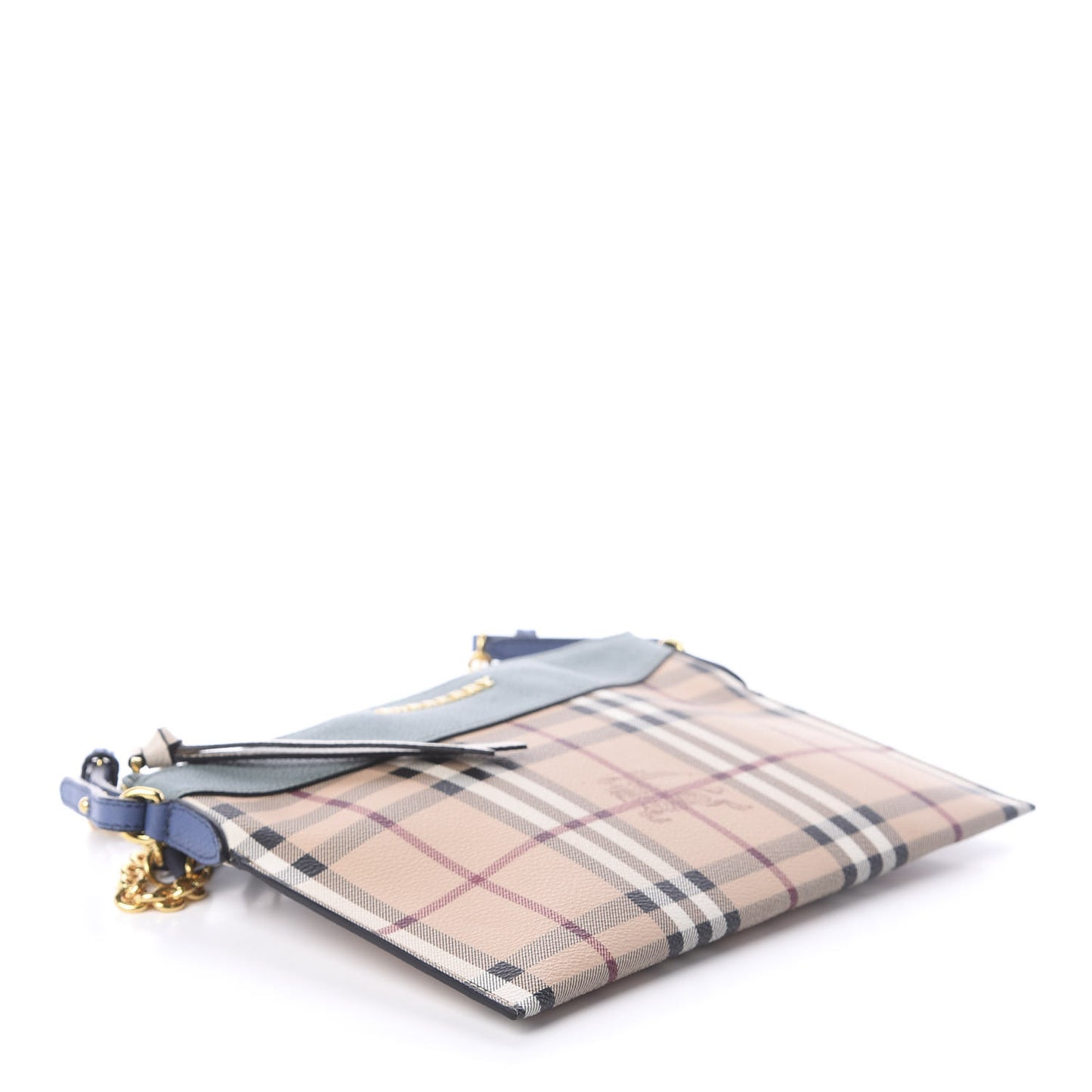 Haymarket Check Derby Peyton Crossbody Clutch Bag Eucalyptus Green