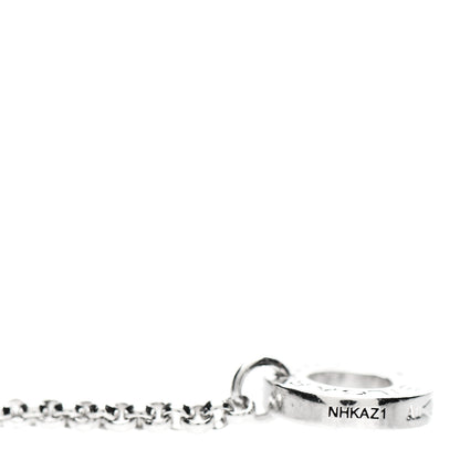 Bulgari 18K White Gold Diamond Small B.Zero1 Pave Pendant Necklace 3 of 7