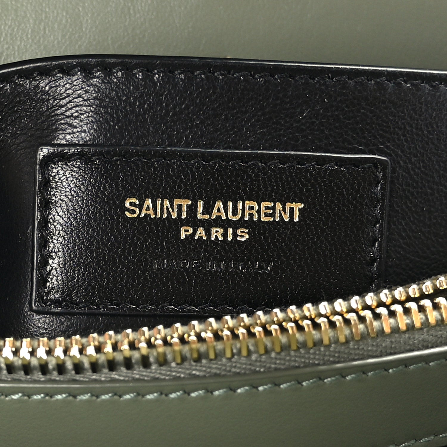 Saint Laurent Calfskin Y Quilted Monogram Small Loulou Chain Satchel Light Sage 6 of 8