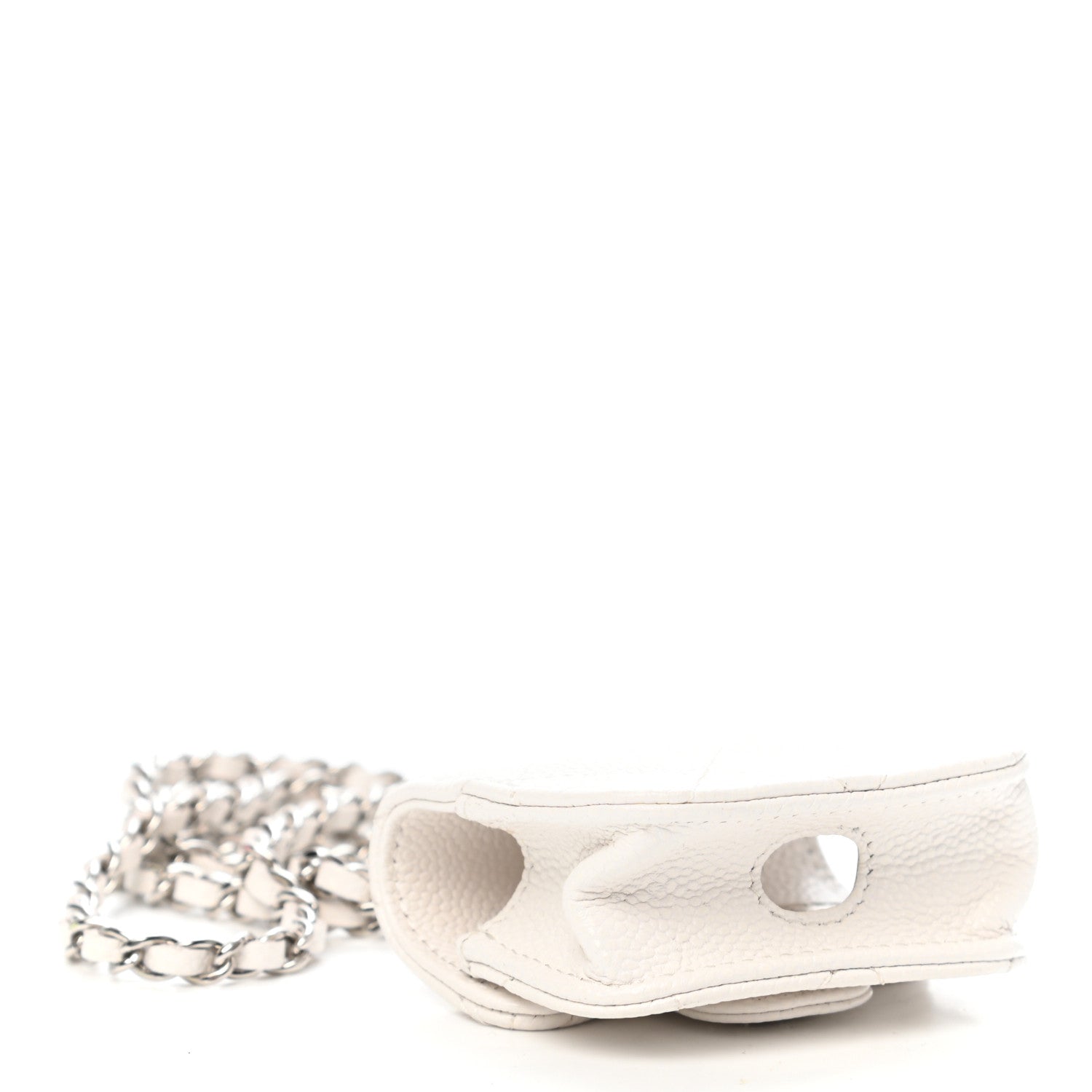 Chanel Caviar Quilted Airpods Pro Case White 4 of 8