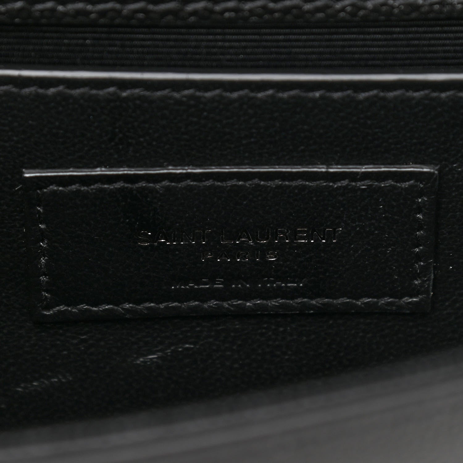 Saint Laurent Grain De Poudre Small Monogram Kate Satchel Black 7 of 10