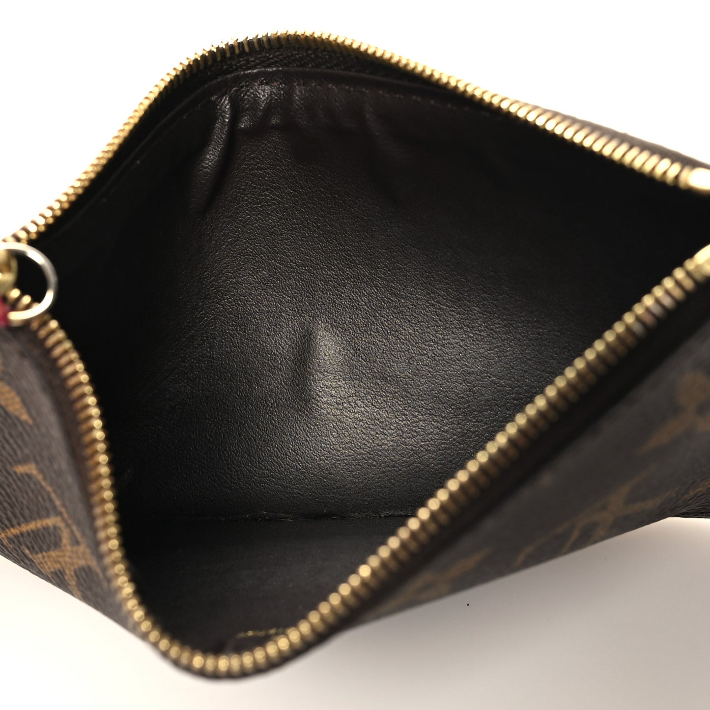 Monogram Josephine Wallet Zippered Insert Fuchsia