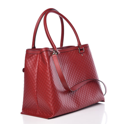 Gucci Soft Microguccissima Large Tote Red 4 of 12