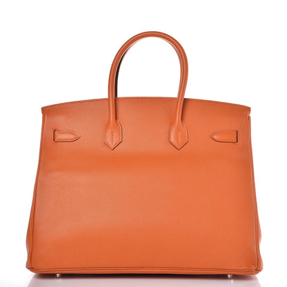 Hermes Epsom Birkin 35 Orange 4 of 36