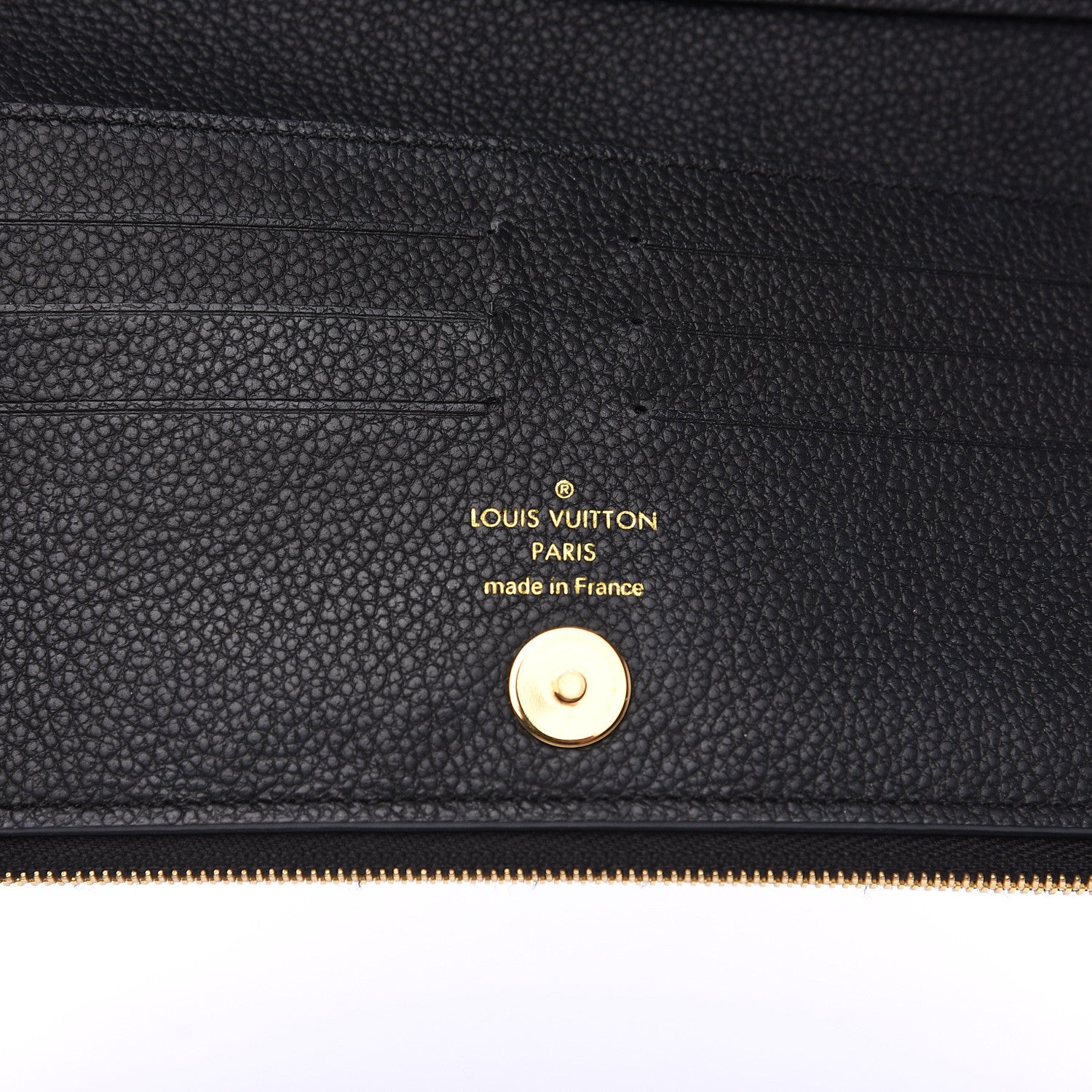 Louis Vuitton Empreinte Adele Wallet Black 5 of 6