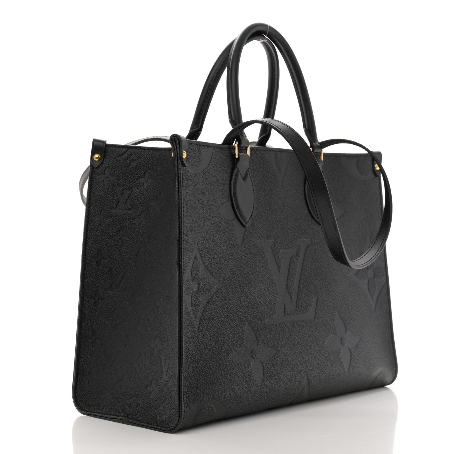 Louis Vuitton Empreinte Monogram Giant Onthego MM Black 3 of 9