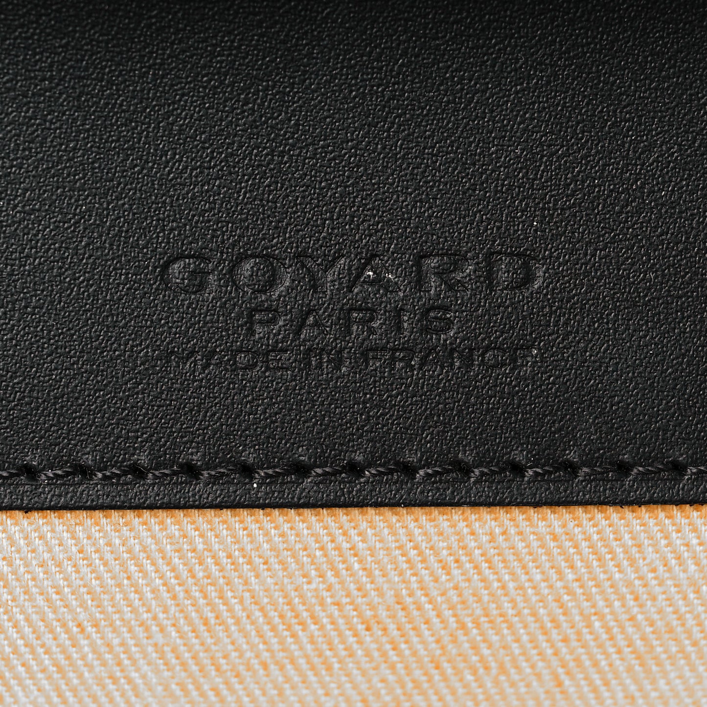 Goyardine Monte Carlo Bois Clutch With Strap Black