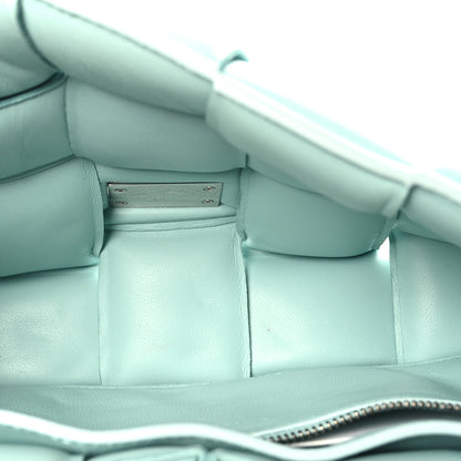 Bottega Veneta Lambskin Maxi Intreccio Padded Chain Cassette Crossbody Bag Spearmint 5 of 8