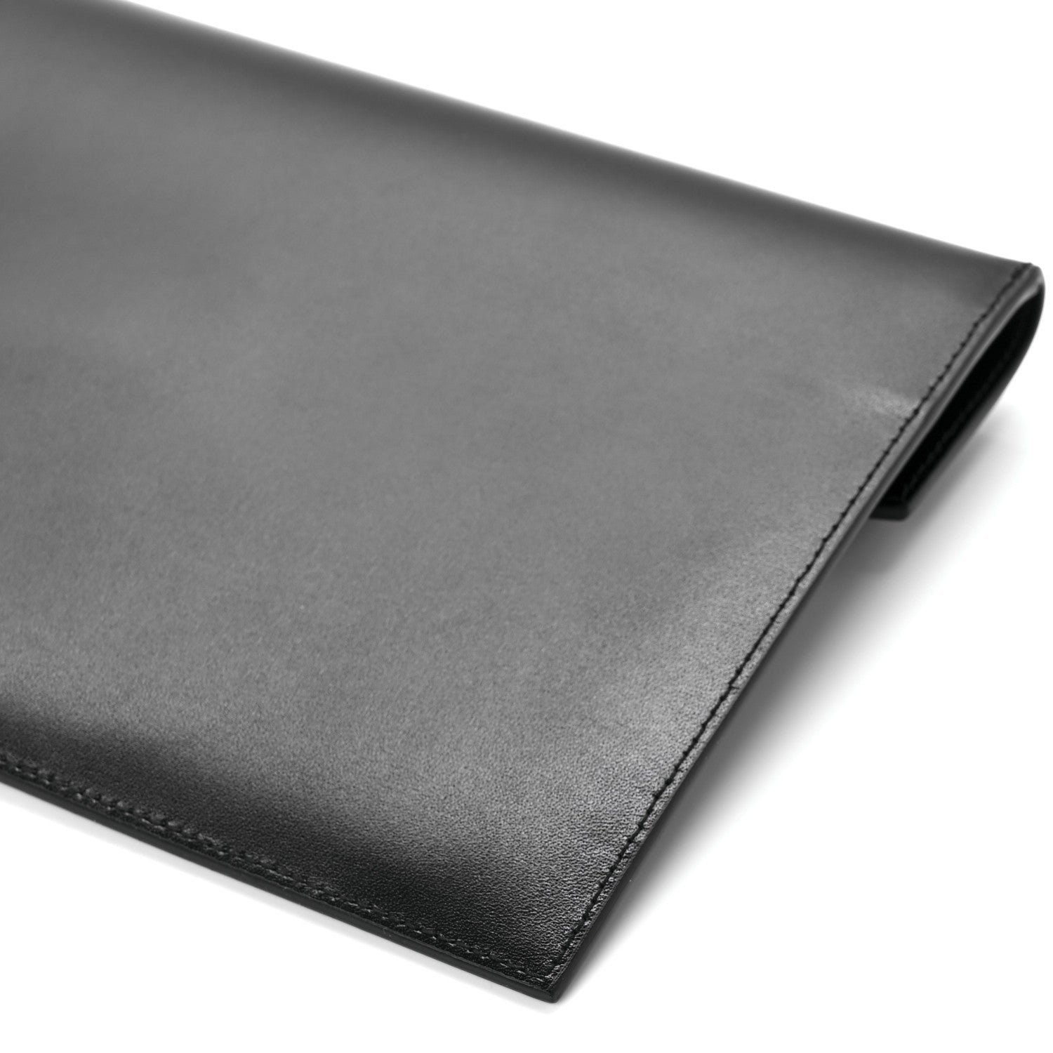 Saint Laurent Smooth Shiny Calfskin Monogram Uptown Pouch Black 10 of 11