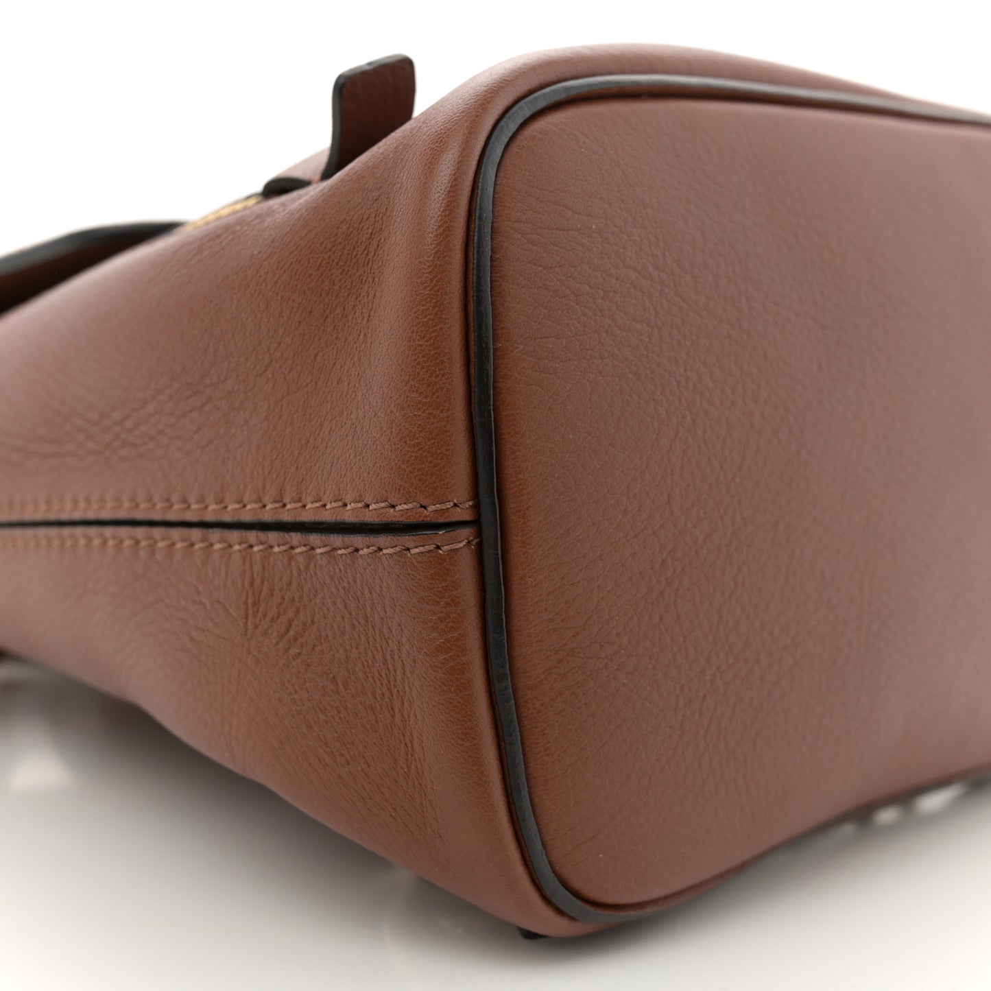 Suede Calfskin Mini Faye Backpack Tan