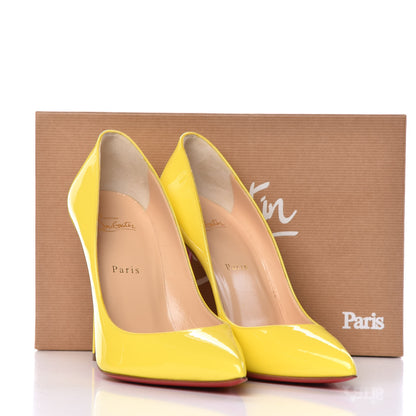 Christian Louboutin Patent Pigalle Follies 100 Pumps 40 Sun 9 of 9