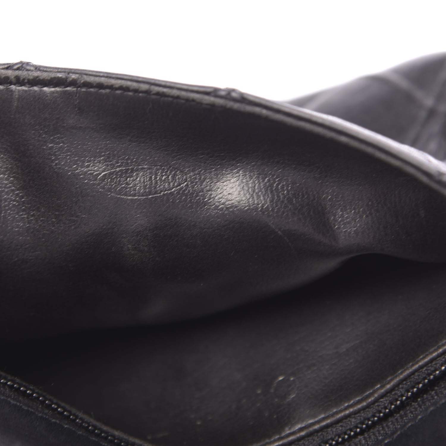 Chanel Calfskin Diamond Embossed Flap Waist Belt Bag Black 7 of 14