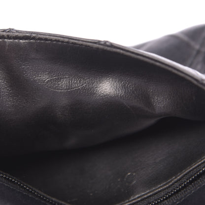 Chanel Calfskin Diamond Embossed Flap Waist Belt Bag Black 7 of 14