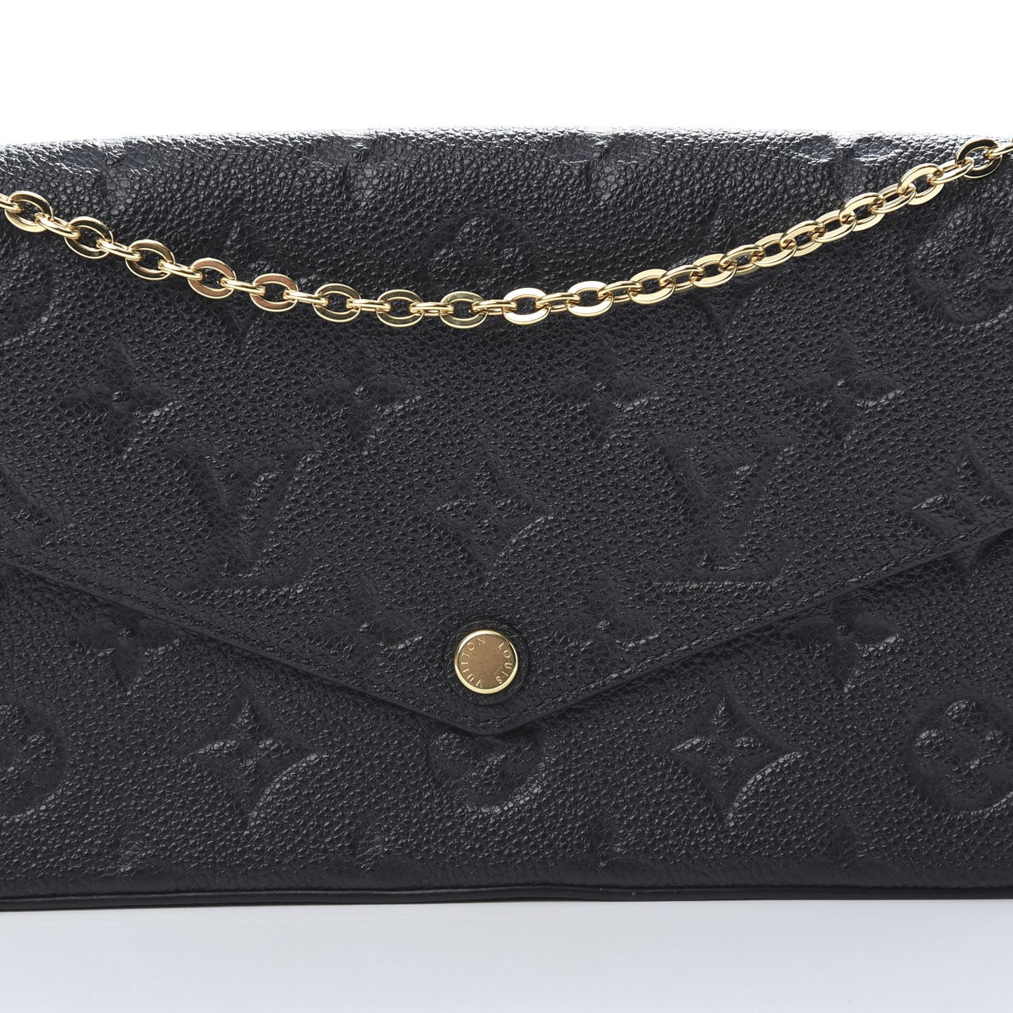 Empreinte Pochette Felicie Chain Wallet Black