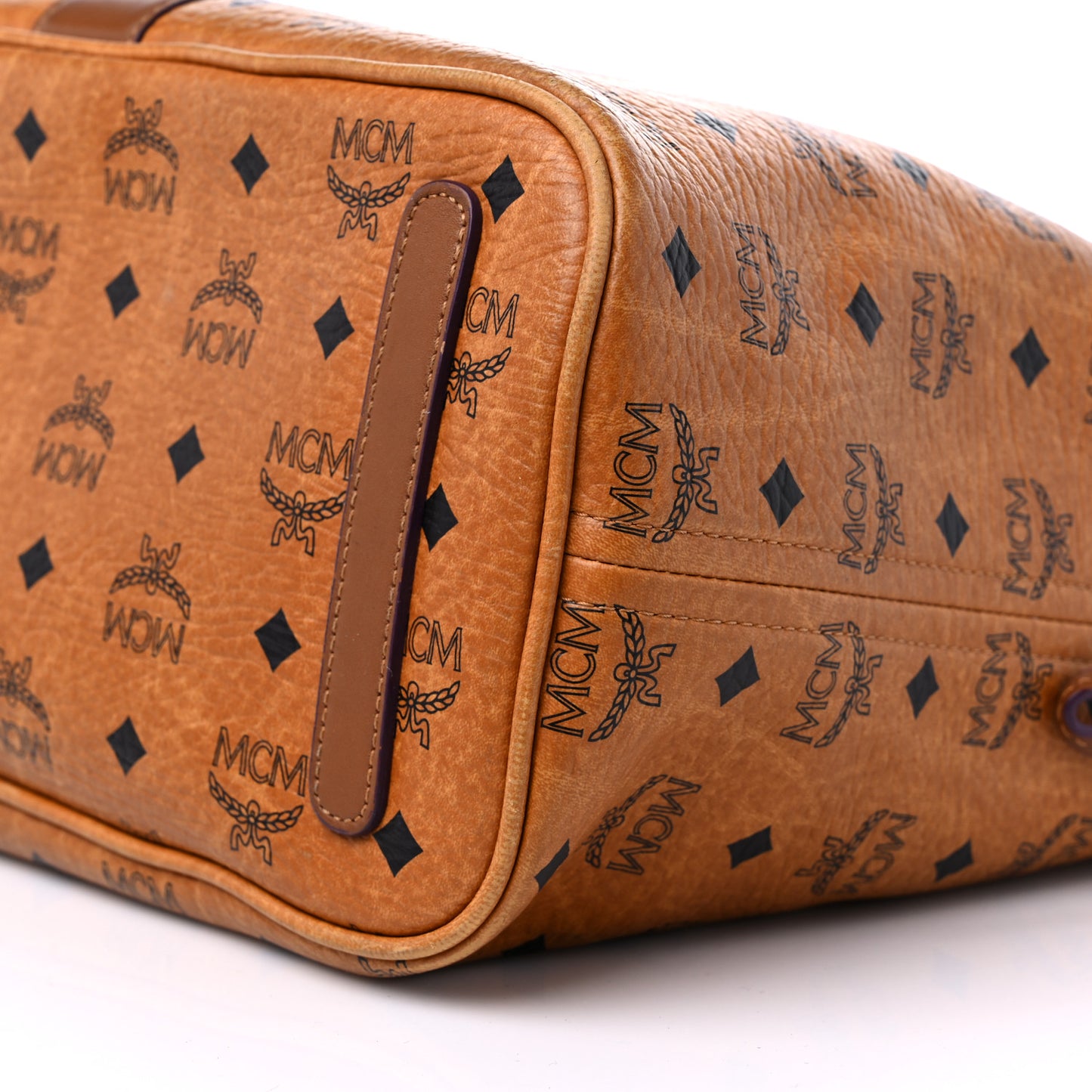 Visetos Medium Liz Reversible Shopper Tote Cognac