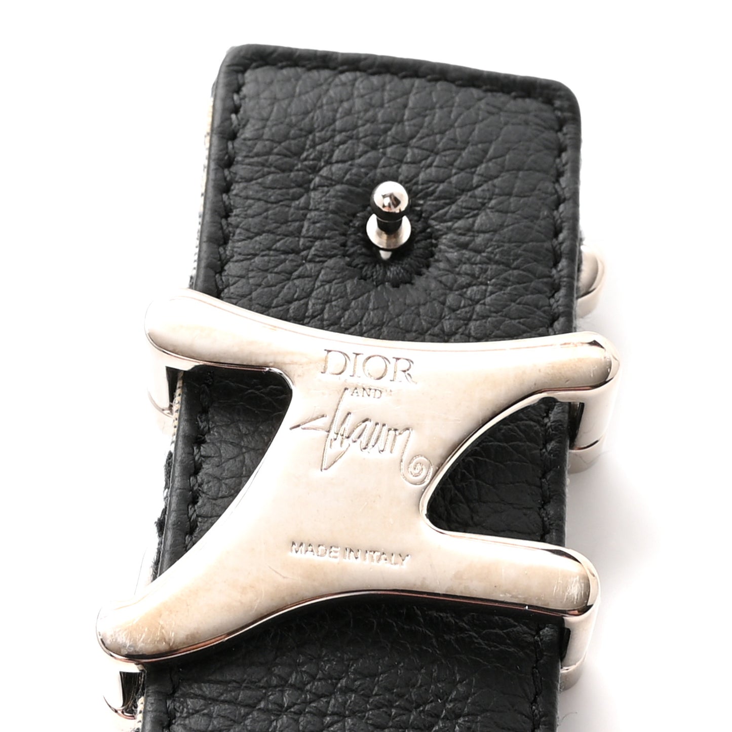 X SHAWN STUSSY Oblique 35mm Belt 110 44 Blue