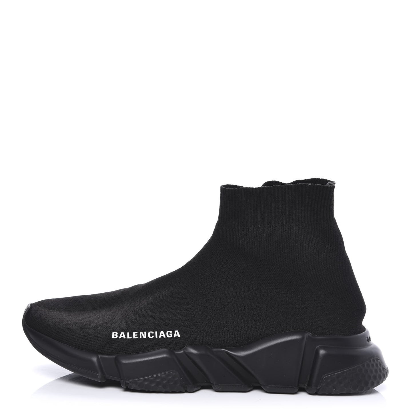 Neoprene Knit Womens Speed Sneakers 40 Black