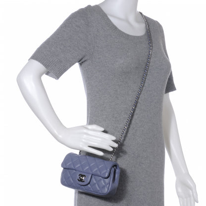 Chanel Lambskin Quilted Extra Mini Flap Lavender 2 of 9