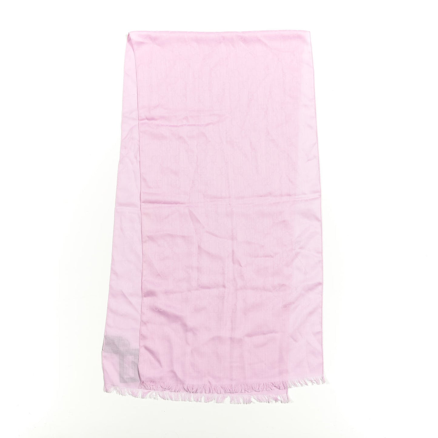 Wool Silk GG Monogram GGNat Scarf Rose